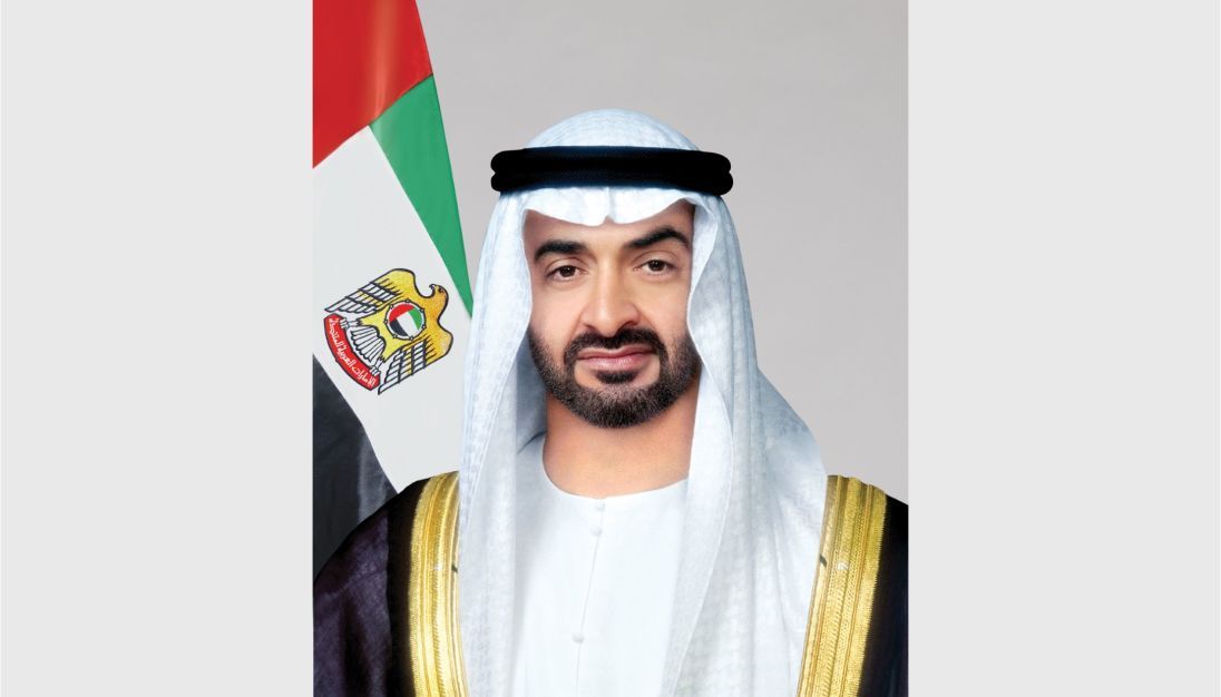 صاحب السمو الشيخ محمد بن زايد آل نهيان - رئيس دولة الإمارات العربية المتحدة Official portrait of His Highness Sheikh Mohamed bin Zayed Al Nahyan, President of the United Arab Emirates